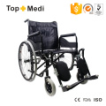Topmedi Economic Manual Steel Elevating Legrest Wheelchair for Disabled